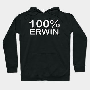 Erwin name, funny gifts for people who have everything. Hoodie